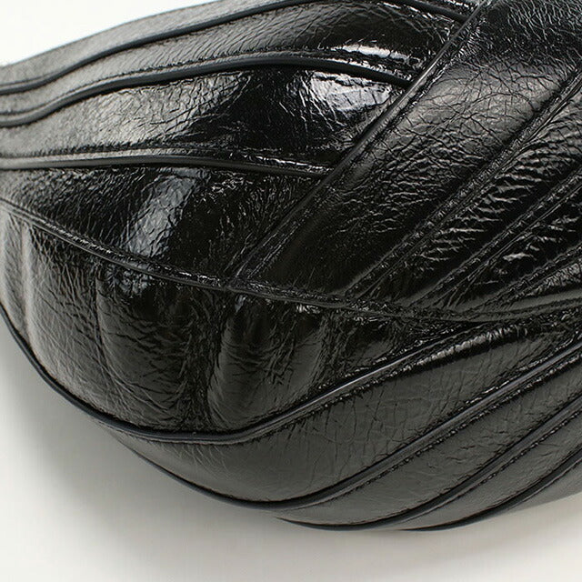 中古 シャネル ショルダーバッグ レディース ブランド CHANEL シェブロン チェーンショルダーバッグ 25737038 ブラック バッグ USDCH95030011