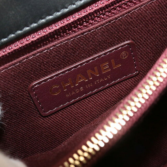 中古 シャネル 斜め掛け ショルダーバッグ レディース ブランド CHANEL シェブロン チェーン ブラック バッグ USDCH95266011