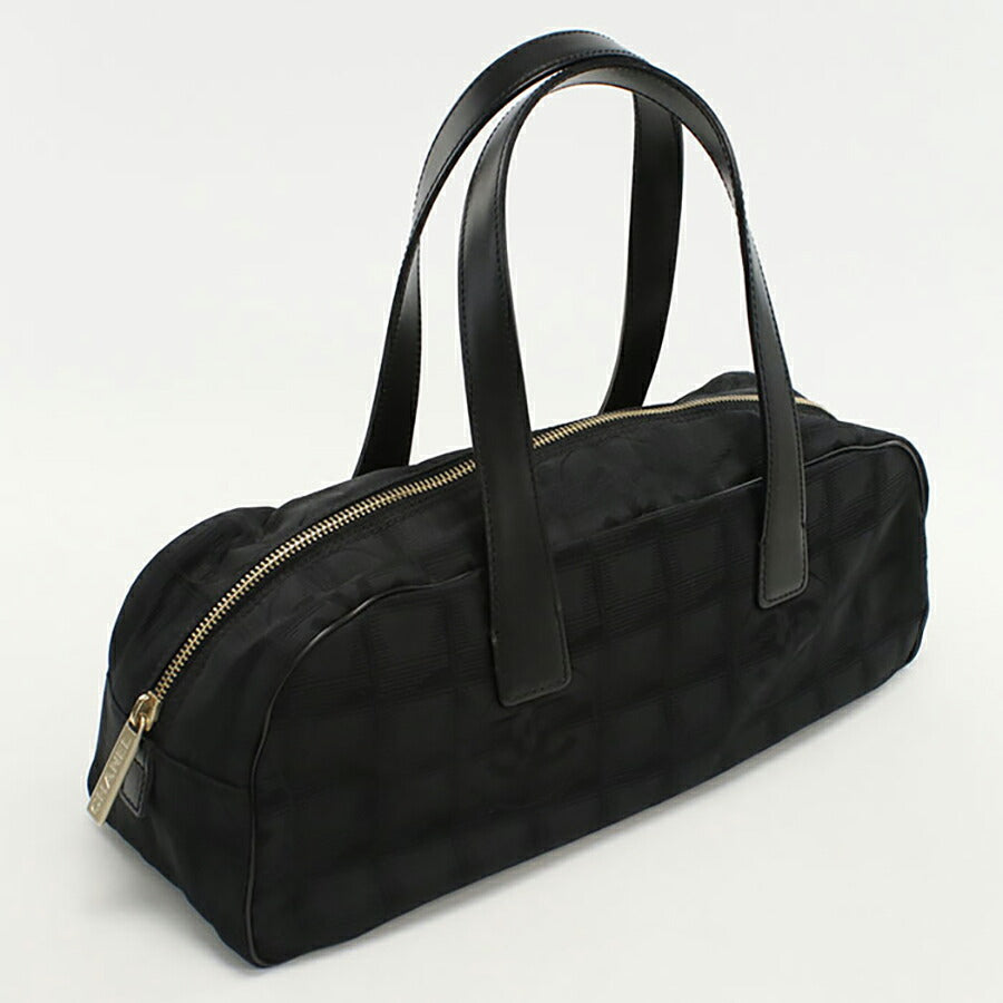 中古 シャネル ミニボストン レディース ブランド CHANEL ニュートラベルライン 10361271 ブラック バッグ USDCH95734011