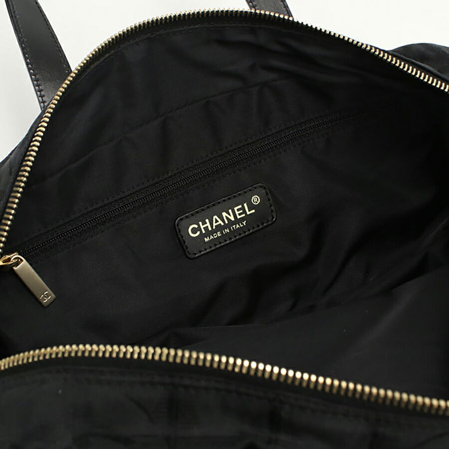中古 シャネル ミニボストン レディース ブランド CHANEL ニュートラベルライン 10361271 ブラック バッグ USDCH95734011