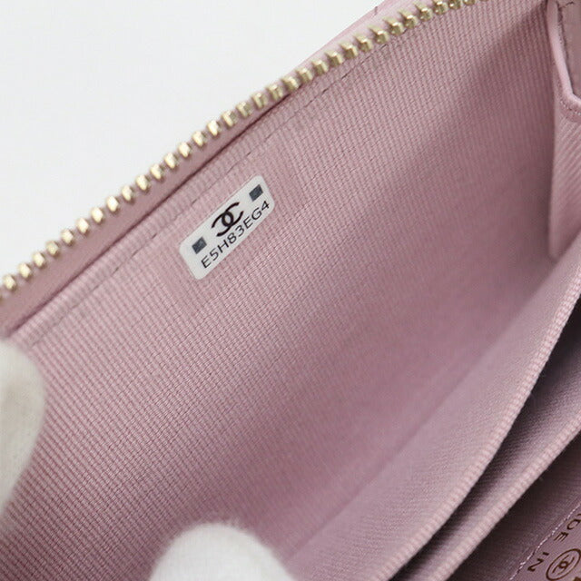 中古 シャネル 小銭入れ レディース ブランド CHANEL マトラッセ ジップコインパース AP0216 ピンク 財布 USDCH95794011