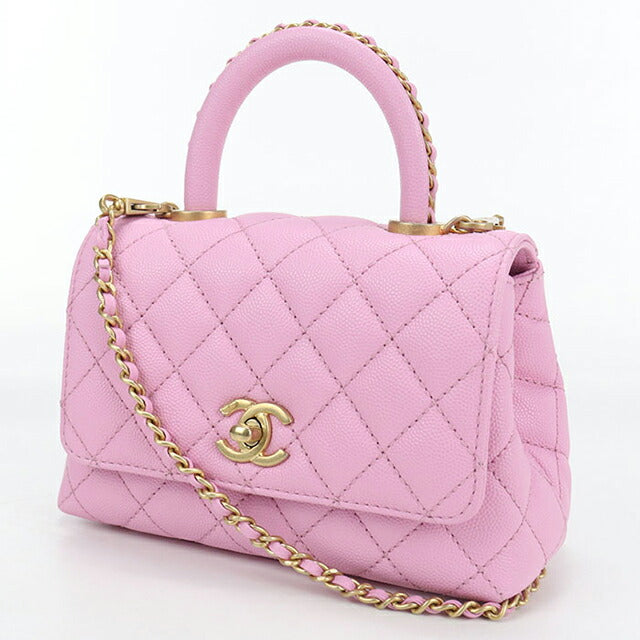 Used CHANEL handbag ladies brand CHANEL Matelasse 2WAY pink bag USDCH96044011