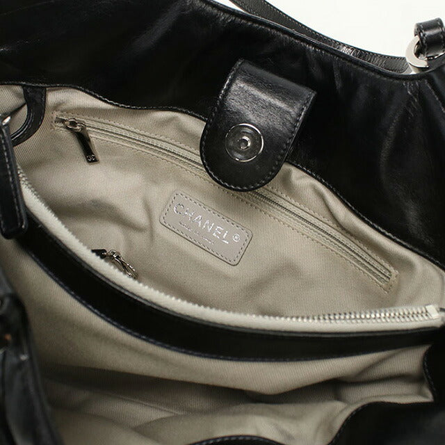 中古 シャネル トートバッグ レディース ブランド CHANEL ワイルドステッチ 2WAYトートバッグ レザー 16163043 ブラック バッグ USDCH96147011