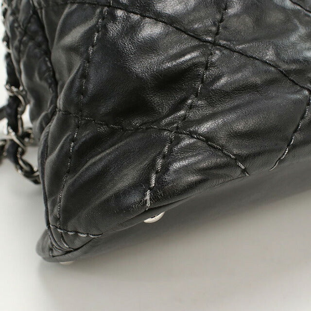 中古 シャネル トートバッグ レディース ブランド CHANEL ワイルドステッチ 2WAYトートバッグ レザー 16163043 ブラック バッグ USDCH96147011