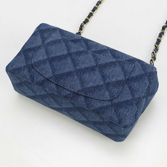 中古 シャネル 斜め掛け ショルダーバッグ レディース ブランド CHANEL マトラッセ チェーン ブルー バッグ USDCH97286011