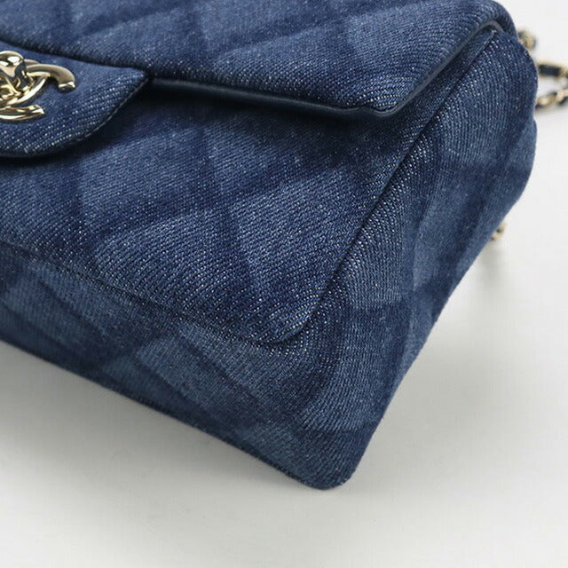 中古 シャネル 斜め掛け ショルダーバッグ レディース ブランド CHANEL マトラッセ チェーン ブルー バッグ USDCH97286011