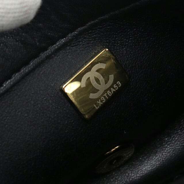 二手CHANEL手提包女士品牌CHANEL Matelasse顶部手柄2WAY黑色包USDCH98499011