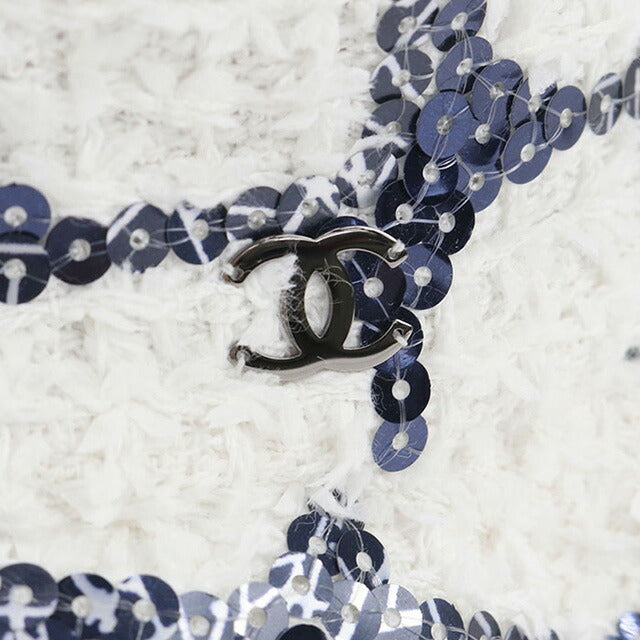 中古 シャネル ハット レディース ブランド CHANEL ココマーク バケットハット ホワイト 帽子 USDCH98531011