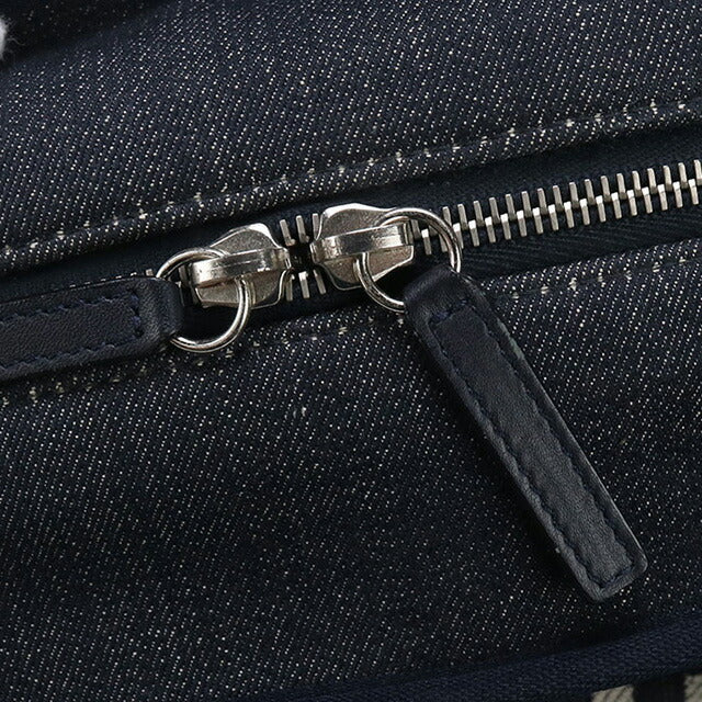 中古 シャネル ボストンバッグ レディース ブランド CHANEL ドーヴィル ボーリングバッグ 2WAY ネイビー バッグ USDCH98635011