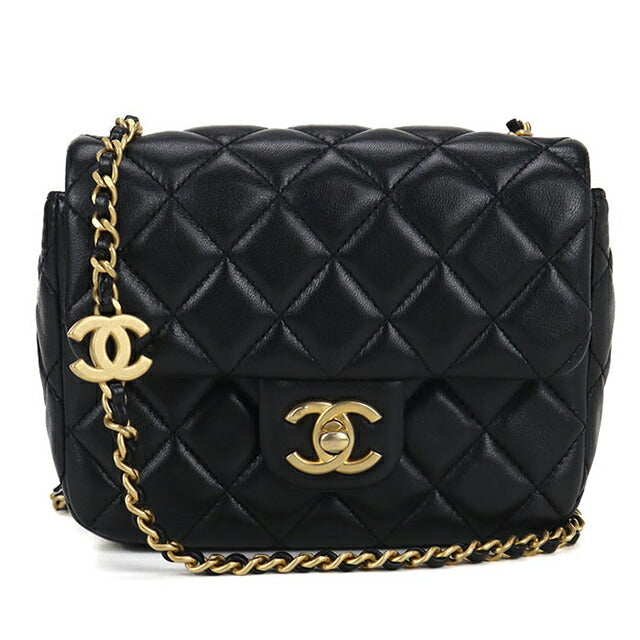 中古 シャネル ショルダーバッグ レディース ブランド CHANEL マトラッセ チェーン J9K69AX6 ブラック バッグ USDCH98639011