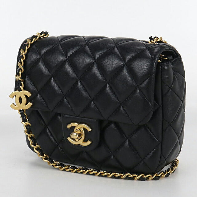 中古 シャネル ショルダーバッグ レディース ブランド CHANEL マトラッセ チェーン J9K69AX6 ブラック バッグ USDCH98639011