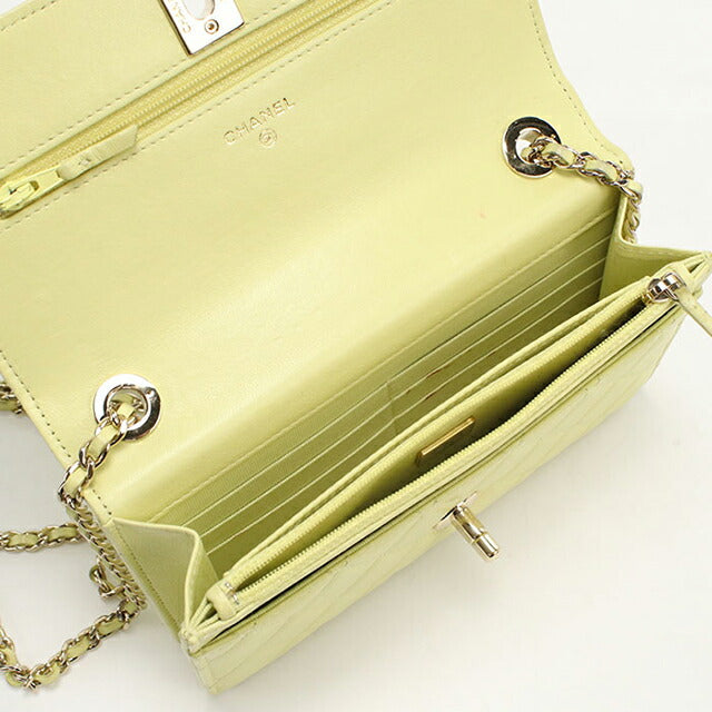 Used CHANEL Chain Wallet Women&