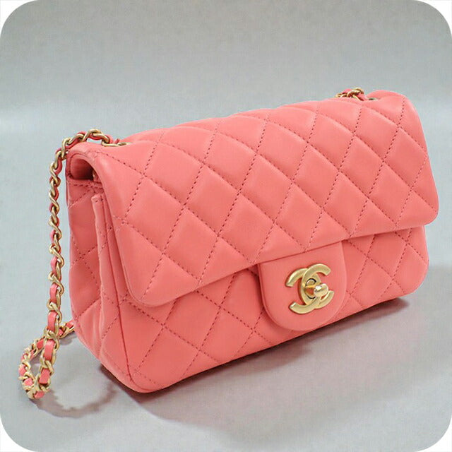 中古 シャネル ショルダーバッグ レディース ブランド CHANEL マトラッセ チェーン ピンク バッグ USDCH98870011