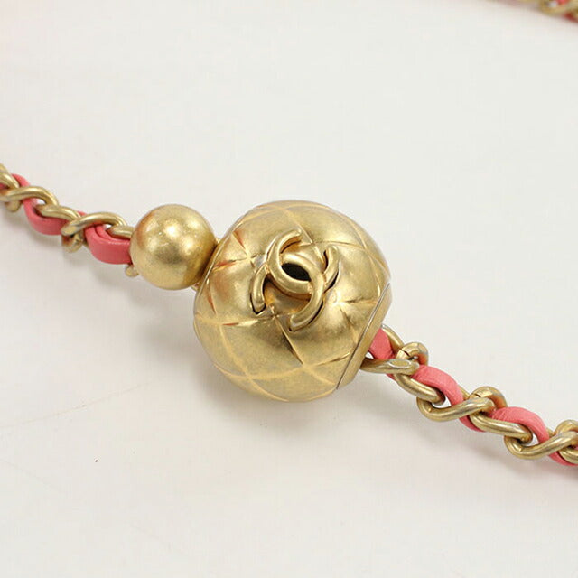 中古 シャネル ショルダーバッグ レディース ブランド CHANEL マトラッセ チェーン ピンク バッグ USDCH98870011