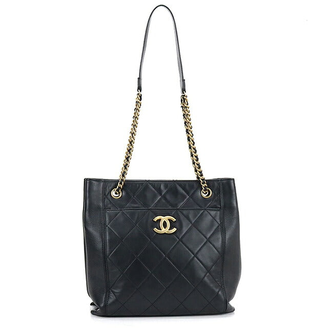 二手CHANEL手提包女士品牌CHANEL马特拉斯链条黑色包USDCH99244011