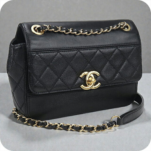 二手 CHANEL 斜挎单肩包 女士品牌 CHANEL 链条 2WAY 黑色包 USDCH99538011
