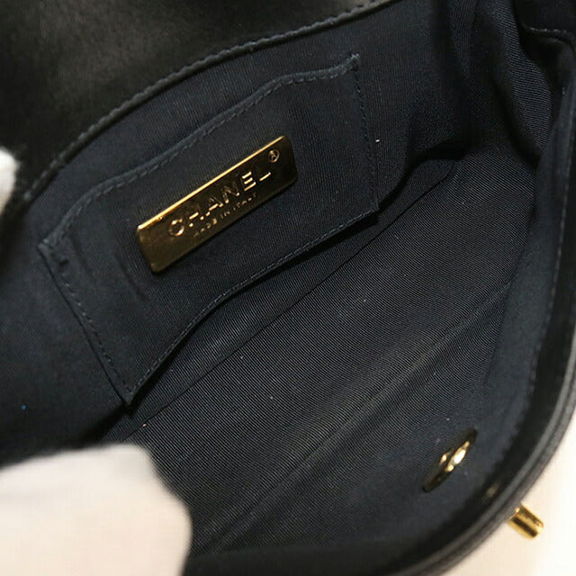 二手 CHANEL 斜挎单肩包 女士品牌 CHANEL 链条 2WAY 黑色包 USDCH99538011