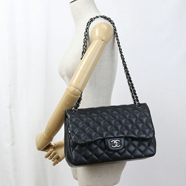 二手CHANEL单肩包女士品牌CHANEL经典链条A58600黑色包USDCH99591011