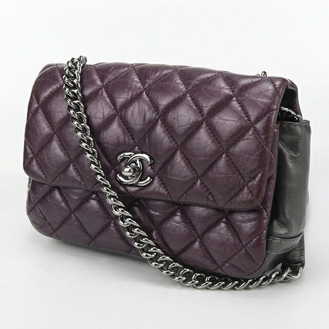 二手 CHANEL 单肩包 女士品牌 CHANEL 马特拉斯链条紫色包 USDCH99598011