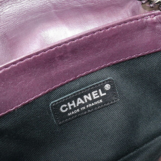 二手 CHANEL 单肩包 女士品牌 CHANEL 马特拉斯链条紫色包 USDCH99598011