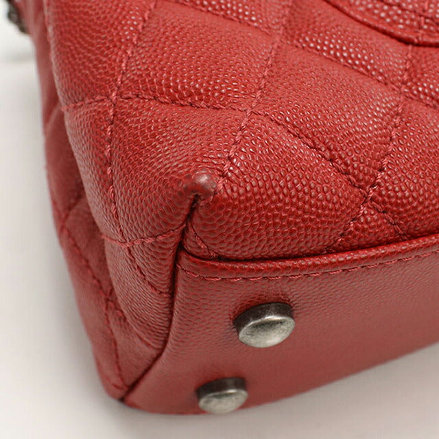 二手 CHANEL 手提包 女士品牌 CHANEL Matelasse 2WAY 红色包 USDCH99610011