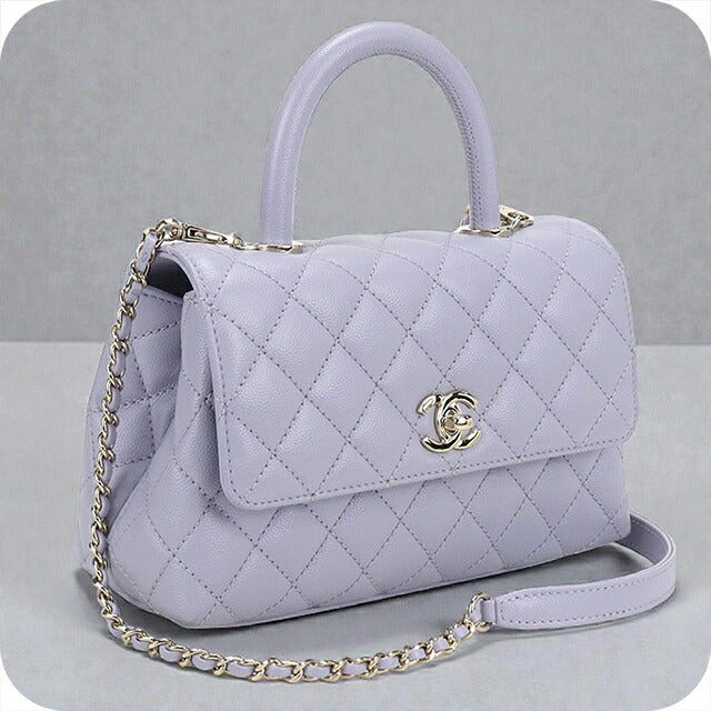 中古 シャネル ハンドバッグ レディース ブランド CHANEL マトラッセ 2WAY パープル バッグ USDCH99670011