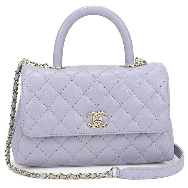 中古 シャネル ハンドバッグ レディース ブランド CHANEL マトラッセ 2WAY パープル バッグ USDCH99670011