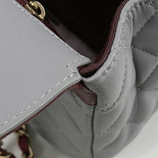 二手 CHANEL 单肩包 女士品牌 CHANEL 马特拉斯链条灰色包 USDCH99845011