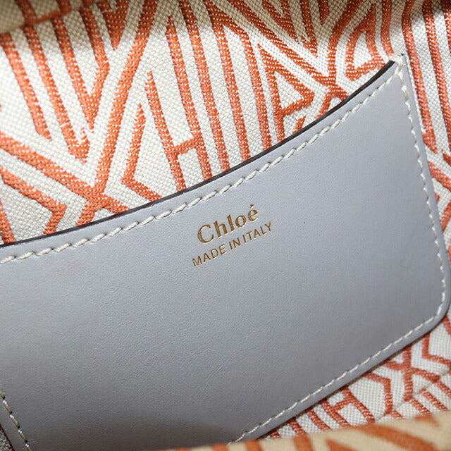 中古 クロエ ハンドバッグ レディース ブランド CHLOE ダリア 2WAY レザー グレー バッグ USDCL105005011