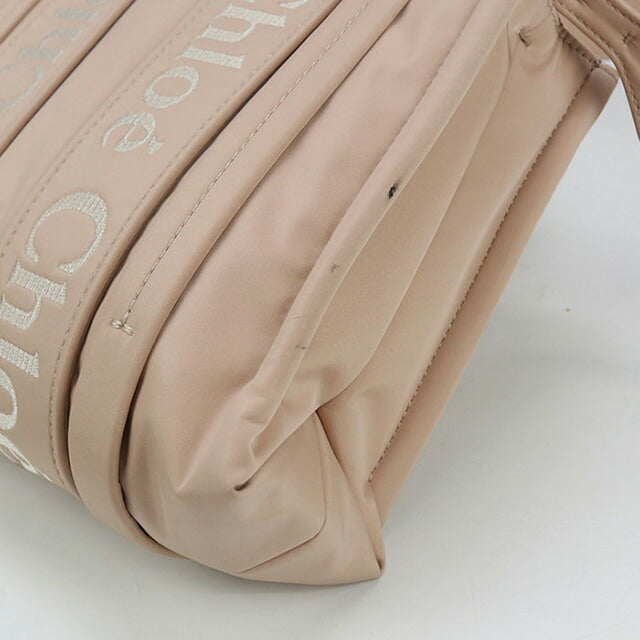 中古 クロエ トートバッグ レディース ブランド CHLOE ウッディ スモール 2WAY ピンク バッグ USDCL99122011