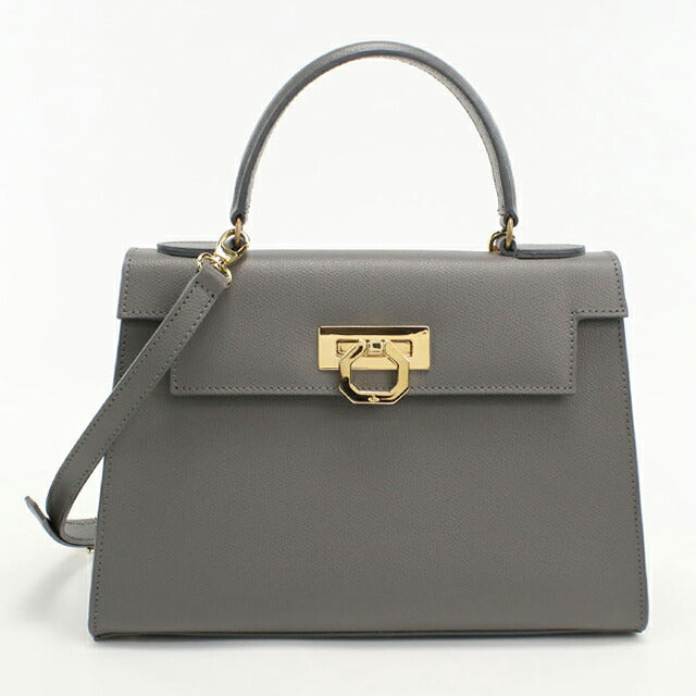 Used CARBOTTI handbag ladies brand CARBOTTI 2WAY leather 243 gray USDCRB109480011