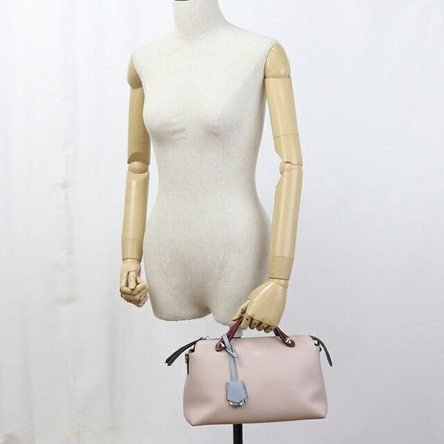 二手芬迪手提包女士品牌FENDI顺便2WAY 8BL124粉色包USDFE104111011