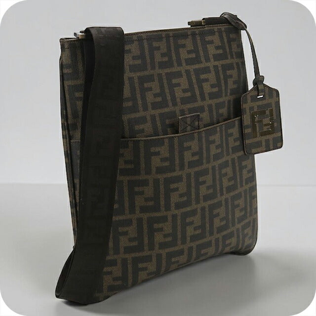 FENDI フェンディ ショルダーバッグ  青 【古着】【中古】【送料無料】 FENDI（フェンディ） ショルダーバッグ レザー 7M0299 ブルー