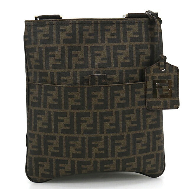 中古 フェンディ ショルダーバッグ レディース ブランド FENDI ズッカ ショルダーバッグ 7VA207 00UZD F0FA7 ブラウン USDFE104239011
