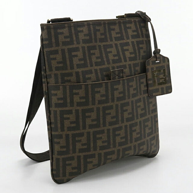 中古 フェンディ ショルダーバッグ レディース ブランド FENDI ズッカ ショルダーバッグ 7VA207 00UZD F0FA7 ブラウン USDFE104239011