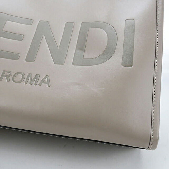 中古 フェンディ トートバッグ レディース ブランド FENDI サンシャイン ミディアム 2WAY 8BH386 グレー USDFE105170011