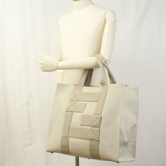 中古 フェンディ トートバッグ ユニセックス ブランド FENDI 2WAY 7VA558 ベージュ USDFE108679011