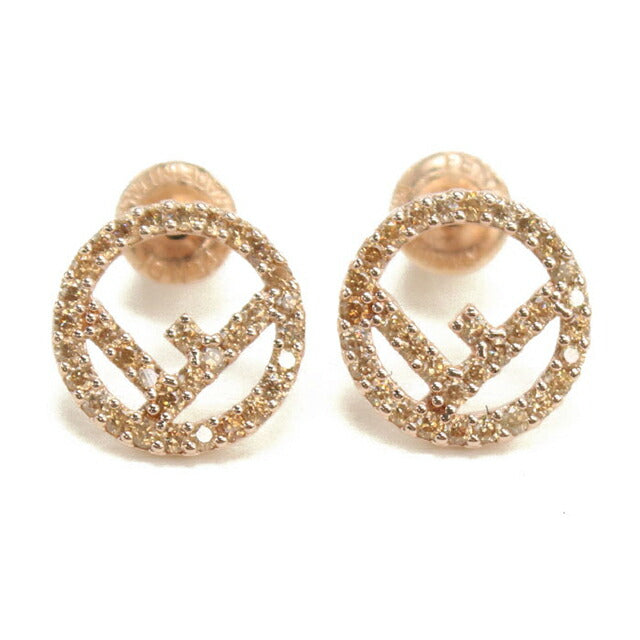 中古 フェンディ ピアス レディース ブランド FENDI エフイズフェンディ ゴールド アクセサリー USDFE108731011