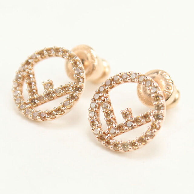 中古 フェンディ ピアス レディース ブランド FENDI エフイズフェンディ ゴールド アクセサリー USDFE108731011