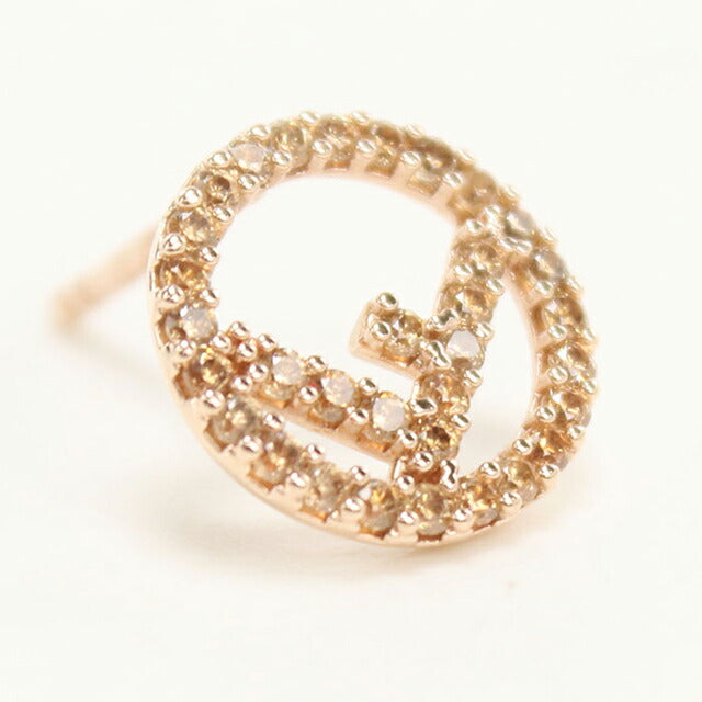 中古 フェンディ ピアス レディース ブランド FENDI エフイズフェンディ ゴールド アクセサリー USDFE108731011