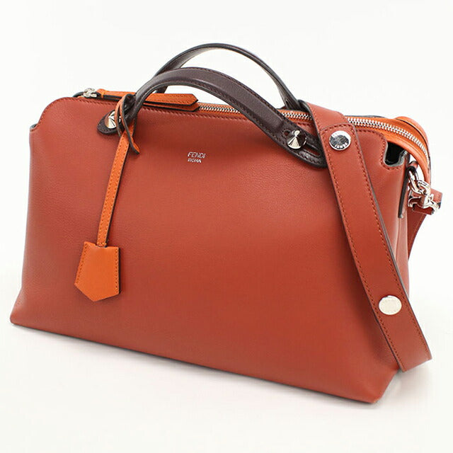 Used Fendi handbag ladies brand FENDI by the way 2WAY leather 8BL125 red USDFE108939011