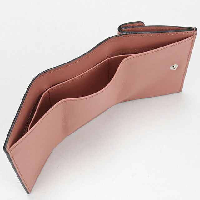 二手芬迪三折钱包三折钱包女士品牌FENDI F is Fendi 8M0395粉红色USDFE111085011