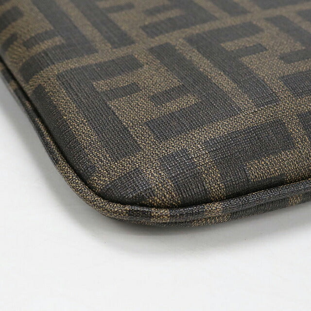 中古 フェンディ 斜め掛け ショルダーバッグ レディース ブランド FENDI ズッカ ショルダーバッグ 7VA214 ブラウン USDFE112367011