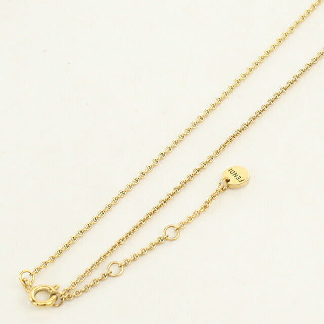 中古 フェンディ ネックレス レディース ブランド FENDI エフ イズ フェンディ 8AG760 ゴールド アクセサリー USDFE113760011
