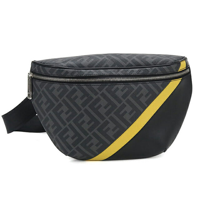 中古 フェンディ ボディバッグ メンズ ブランド FENDI ダイアゴナル