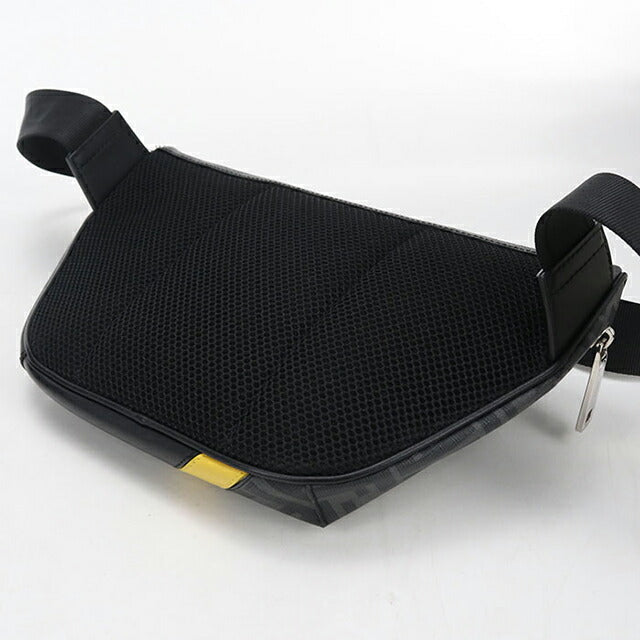 中古 フェンディ ボディバッグ メンズ ブランド FENDI ダイアゴナル ベルトバッグ 7VA562 ブラック USDFE113958011