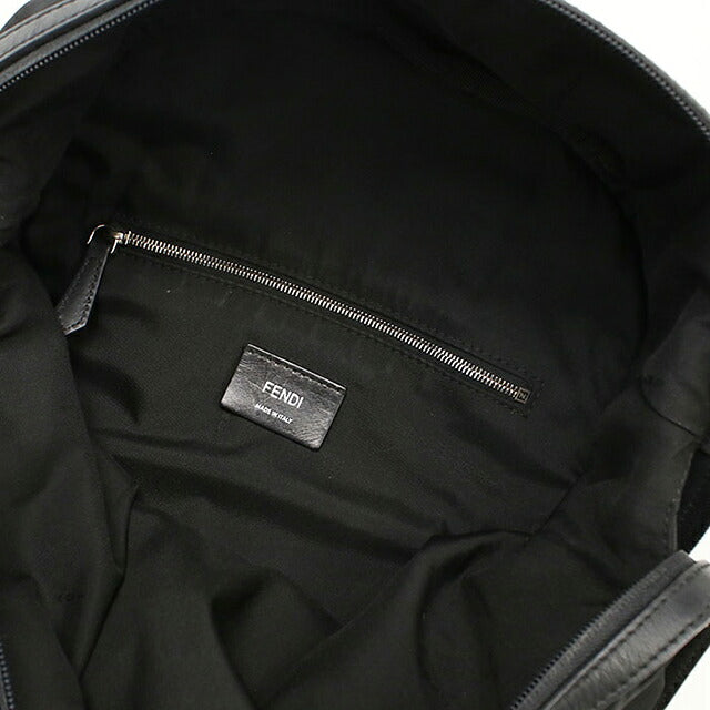中古 フェンディ リュック メンズ ブランド FENDI バックパック 7VZ035 ブラック USDFE114741011