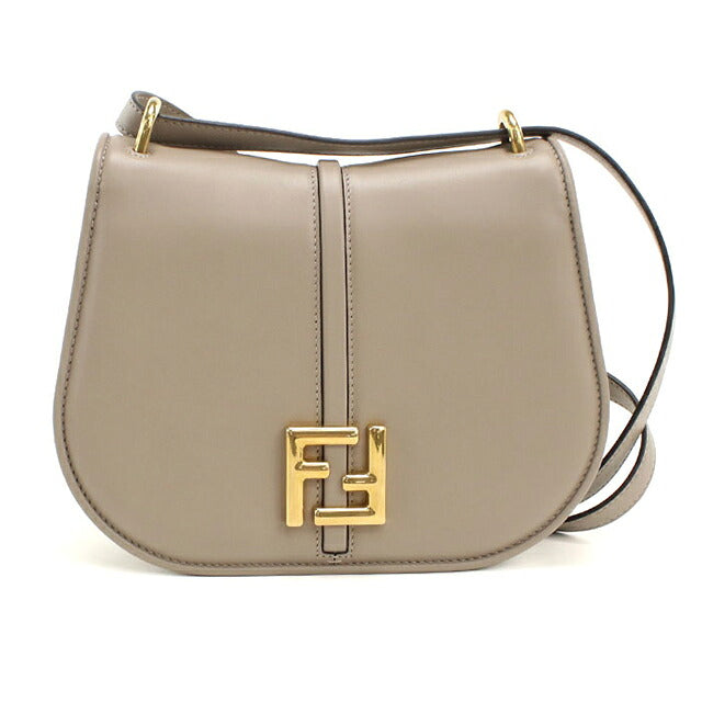 中古 フェンディ ショルダーバッグ レディース ブランド FENDI カモン ミディアム 8BT366 AQ0K F1LEY グレー USDFE116078011