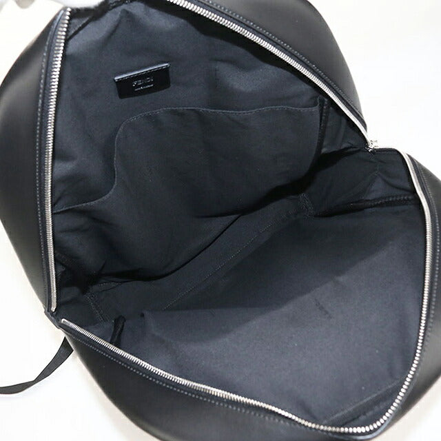 中古 フェンディ リュック メンズ ブランド FENDI ダイアゴナル バックパック 7VZ074 ブラック USDFE116107011