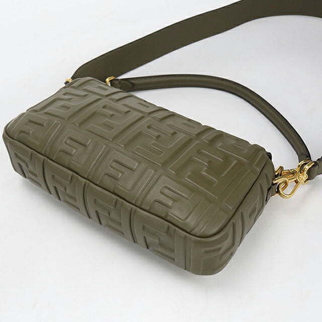 中古 フェンディ ハンドバッグ レディース ブランド FENDI バゲット 2WAY 8BR600 カーキ USDFE116455011